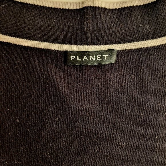 Planet Black and White top 3/4 Sleeve - Picture 12 of 15